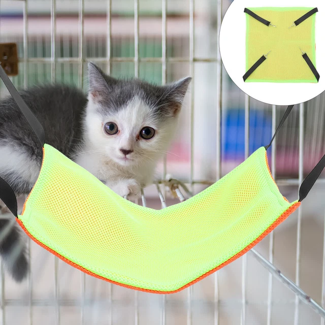 Amaca per gatti, gabbia per animali domestici, amaca sospesa, design in rete traspirante,