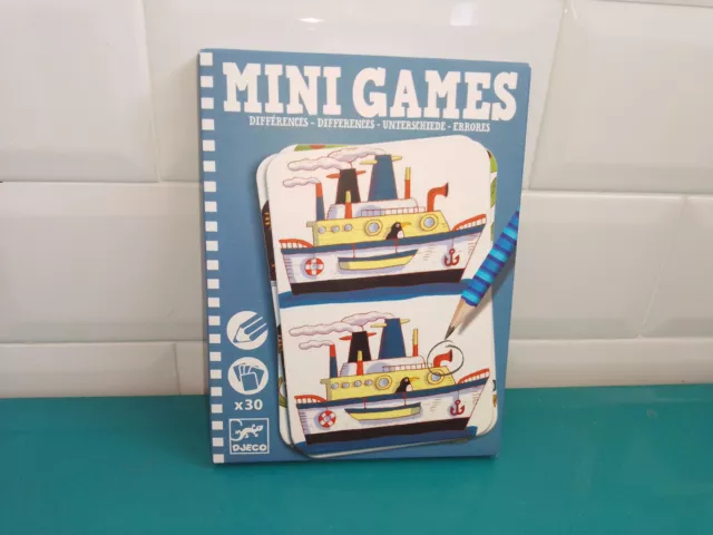 Jeu de société VF complet djeco mini games différences