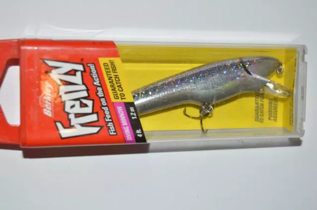 BERKLEY FRENZY DIVING minnow 1/2oz floating surface to 4' gold black $12.95  - PicClick