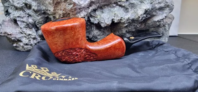 Poul Winslow Crown Viking Handmade In Denmark Pfeife Pipe #304