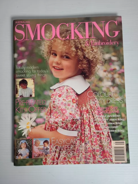 Australian Smocking & Embroidery Magazine Issue No. 35 1996 Complete Patterns