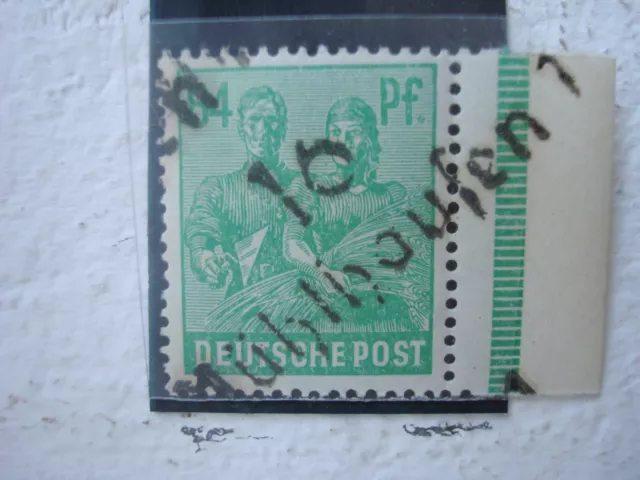 sbz bezirkshandstempel 16 Mühlhausen 1 T.b auf 84 Pfg.  * * BPP gepr.