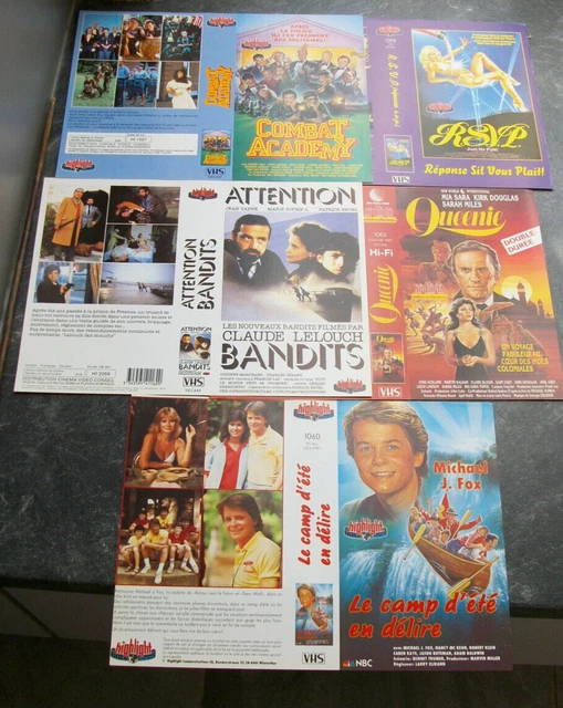 lot-de-5-jaquettes-vhs-comme-neuves-highlight-le-camp-d-ete-en