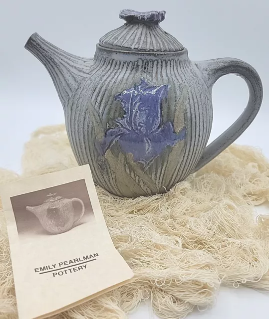 Emily Pearlman Pottery Iris Teapot