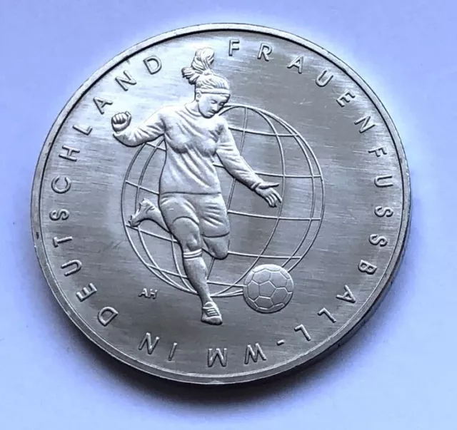 Deutschland BRD 10 Euro Gedenkmünze 2011 - Frauenfußball-WM 2011