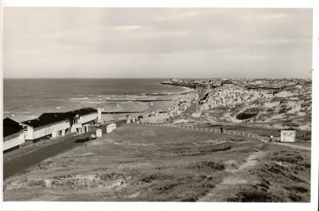 AK Norderney Nordseebad "Strand" um 1961 ungelaufen. Echtes Foto