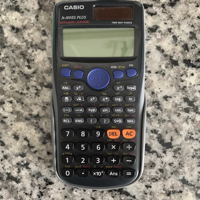 CASIO FX300ES PLUS Scientific Calculator Battery/Solar Operated