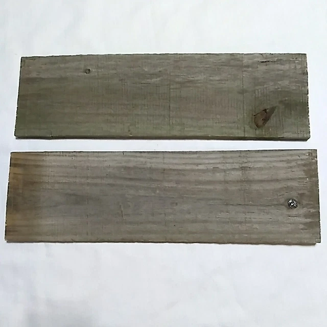 18"x5" Reclaimed Old Fence/Barn Wood Planks Crafts Weathered Boards-Set Of 2