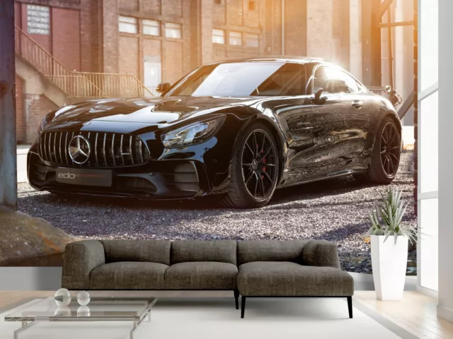 Súper Deportivo Coche Mercedes Papel pintado Mural Foto Niños Póster Hágalo usted mismo Decoración