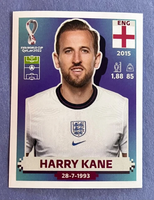 HARRY KANE 2022 Panini FIFA WORLD CUP QATAR Sticker #ENG18 ENGLAND EUR