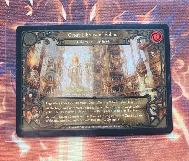 FAB Great Library of Solana Cold Foil 【公式通販】