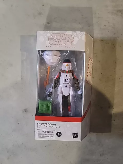 Star Wars The Black Series SNOWTROOPER Holiday Edition Action Figure New in Box