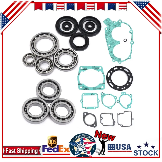 POLARIS ATV 400 400L Complete Engine Gasket, Bearing & Oil Seal Rebuild