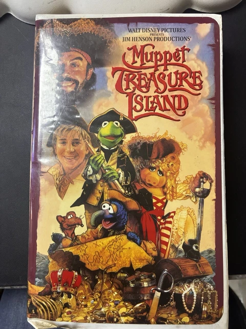 JIM HENSON MUPPET Treasure Island VHS Video Tape VTG 1996 Movie ...