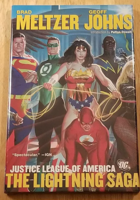 Justice League Of America: The Lightning Saga  Meltzer Johns ~ Dc Hc New Sealed