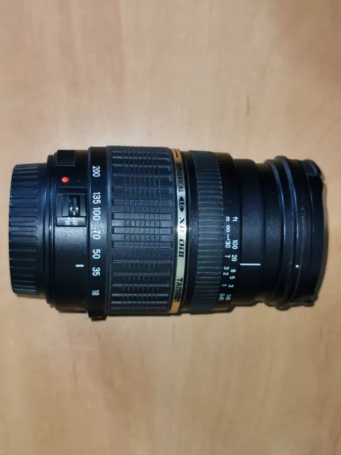 Tamron AF Aspherical XR 18-200mm f3.5-6.3 Macro Zoom Lens, Made in Japan