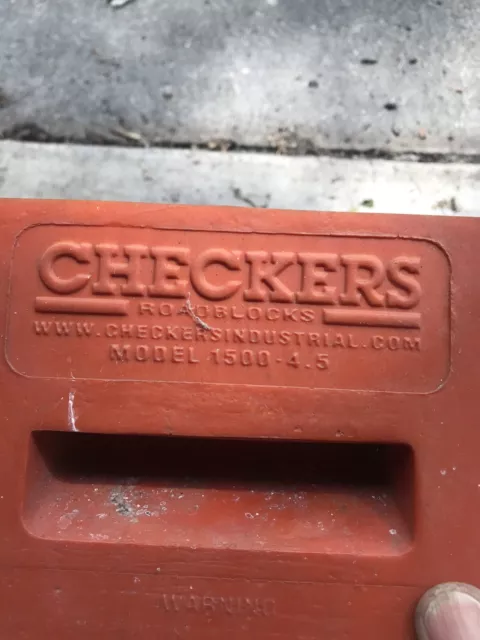 MONSTER MOTION SAFETY BY CHECKERS UC1500-4.5 Wheel Chock,8-1/2 In 2