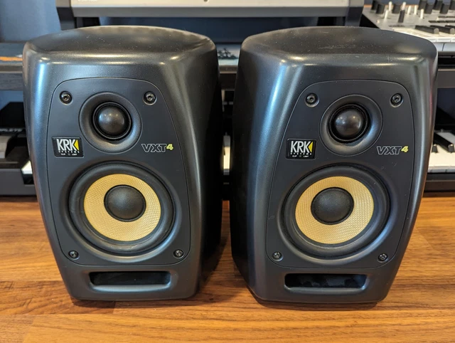 KRK VXT4 POWERED Monitor Speakers x2 & IsoAcoustics Stands (not Rokit ...