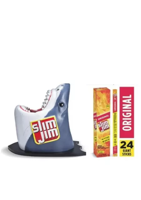 SLIM JIM Promotional Jaws Great White Shark Head Wall Mount Gas Station Display