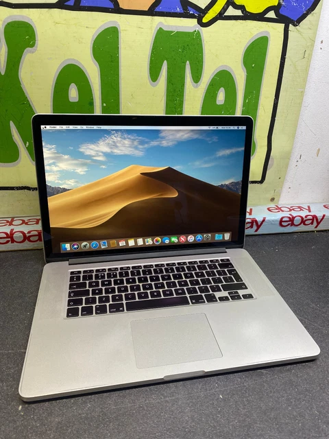 Apple MacBook Pro Retina 15,4" 2Ghz i7 8 GB 250 GB SSD A1398 2013 MOJAVE #W1