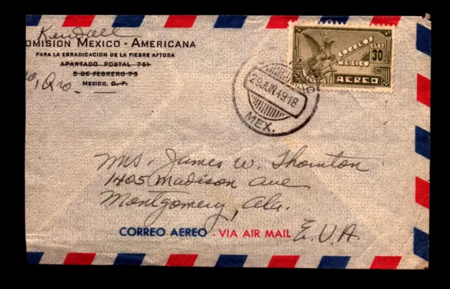 Mexico - (4) 1940's Air Mail Covers    -     Lot 0224222