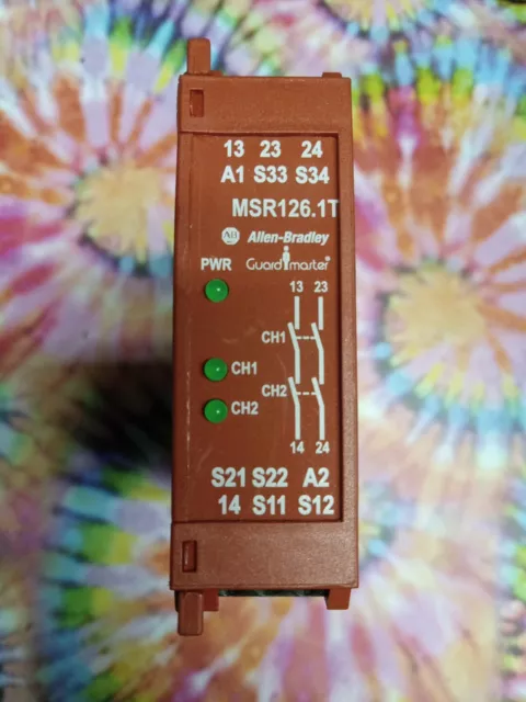 Allen Bradley Guardmaster MSR126.1T Safety Relay