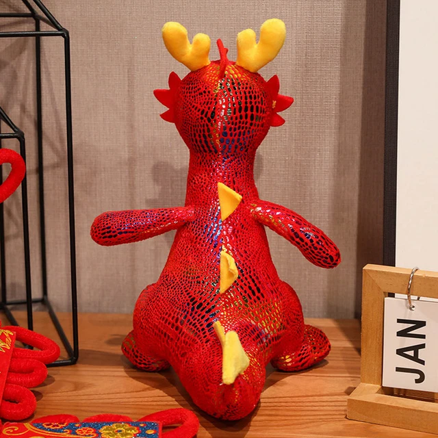 DRAGON PLUSHIE FOR Boys Unique Stuffed 2025 Chinese Zodiac Plush Doll