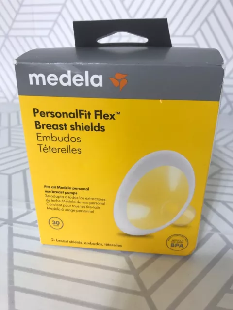 Medela Breast Shields PersonalFit Flex 30mm L Shaped Pack of 2 Breastshields q