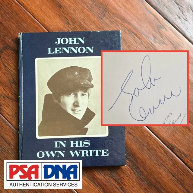 JOHN LENNON * PSA/DNA * Signed Book In His Own Write Autograph Beatles