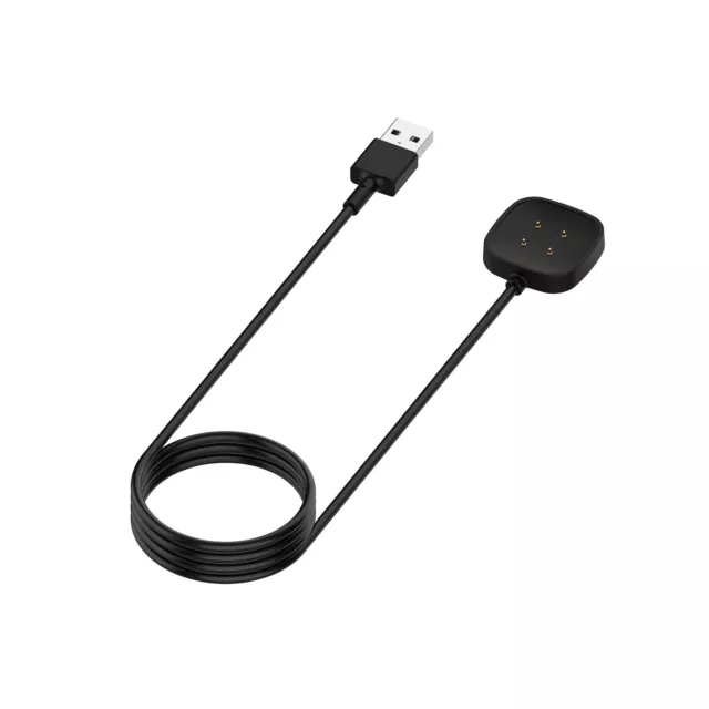 Für Fitbit Versa 4, Versa 3, Sense 2, Sense Smart Watch Charger USB Kabel Dock 2