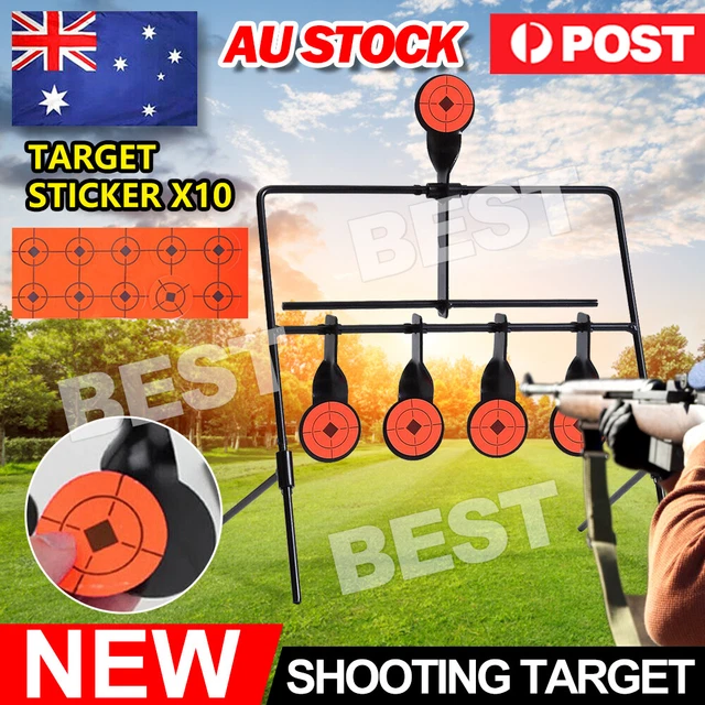 SHOOTING TARGETS METAL Splatter Archery Target Resetting Air Riffle Gun