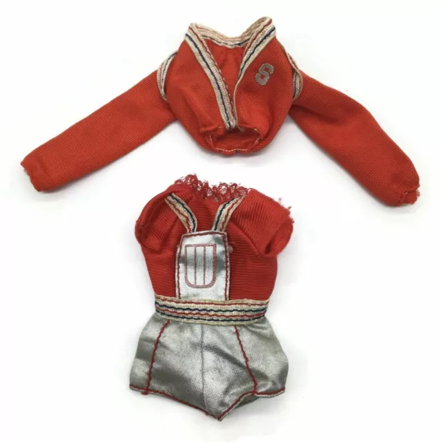 Vintage Starr Teen Doll Clothing Outfit Red Striped Jacket Toy 1970s 1280
