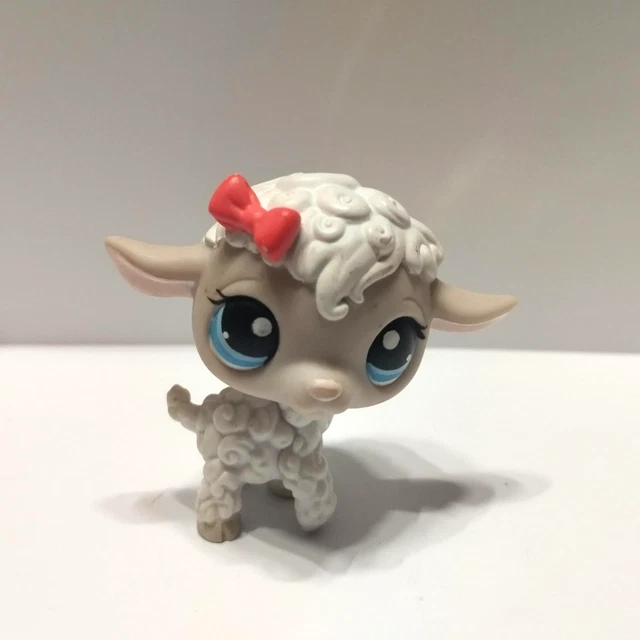 Figurine Littlest Pet Shop (LPS) Originale - Agneau/Mouton Violet N°1763 - Hasbro - Occasion
