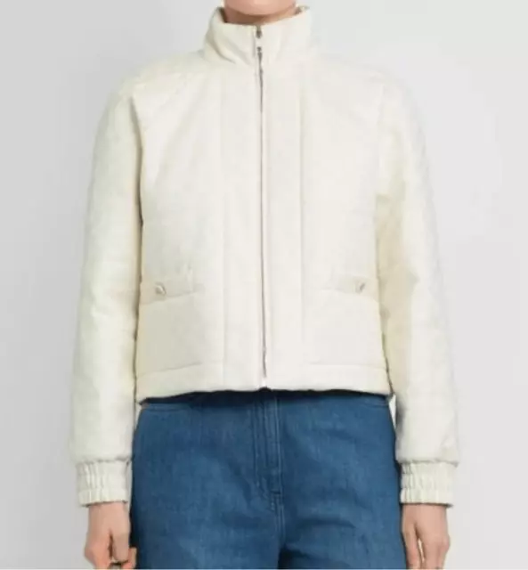GUCCI SUPREME GG Canvas Bomber Jacket Size 38 US XS 2024 Cruise Cropped ...