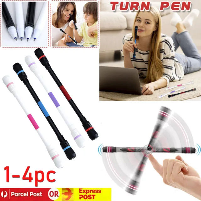 1 Pc Penspinning Non Slip Coated Spinning Pen Champion Rolling Pen