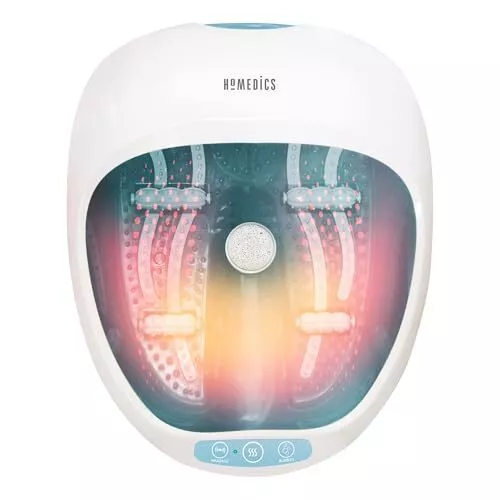 Homedics Foot Spa Pediluvio Massaggiatore Piedi 4 in 1 con Idromassaggio Mass...