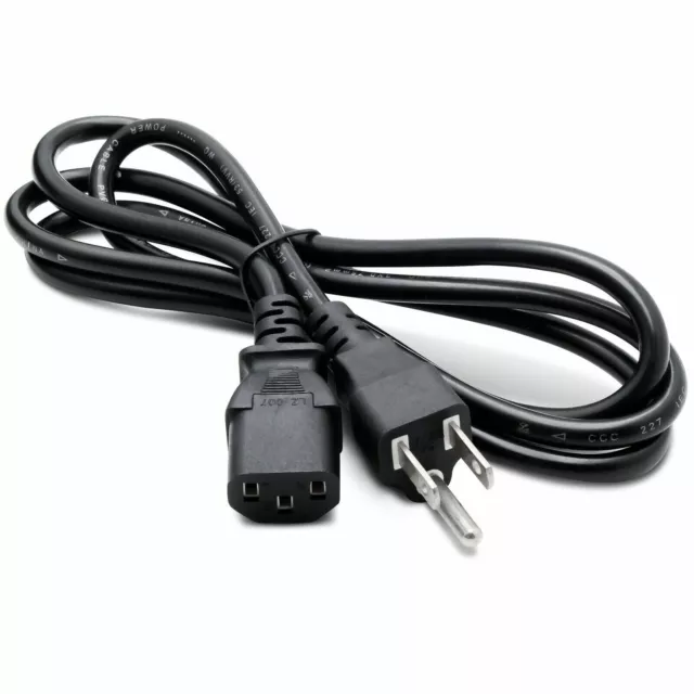 5ft ETL Power Cord For Koolatron Super-Kool 1.7cu.ft. Refrigerator KCR40B 70107