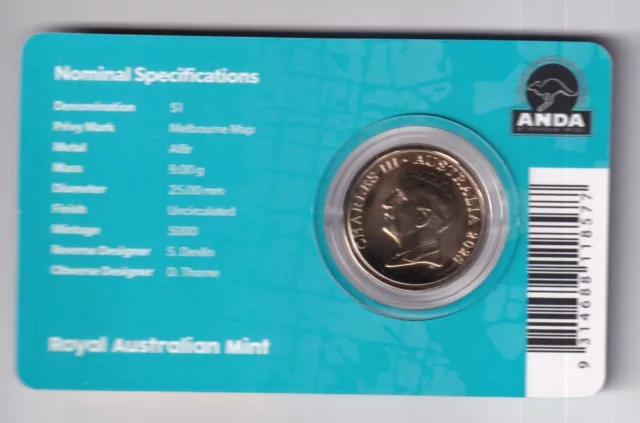 AUSTRALIAN 2025 1 MOB OF ROOS 30th ANNIVERSARY OF ANDA PRIVY MARK COIN PL1158 35.00