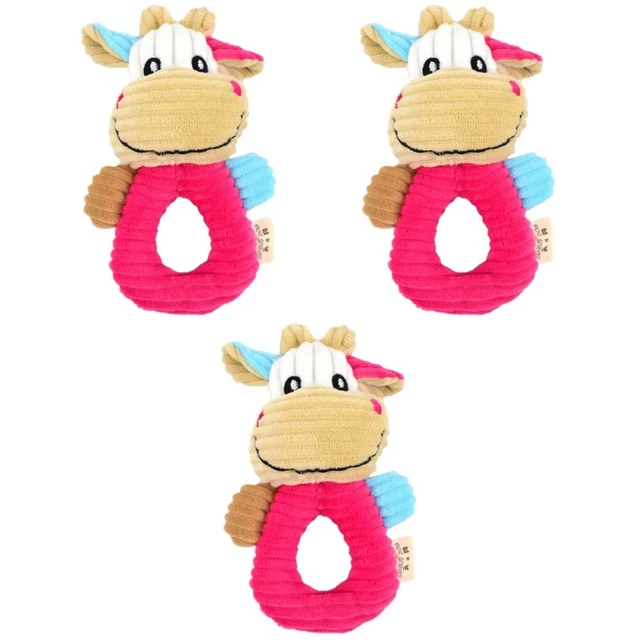 3 Count Pet Chew Squeaky Toys Cartoon Plush Toy Dropshipping