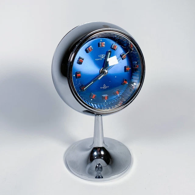 Tokyo Tokei 2jewels Vintage Space Age Design Clock