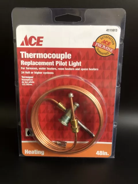 ACE Thermocouple Replacement Pilot Light 4111613 Gas Heating 48" Furnace Heaters
