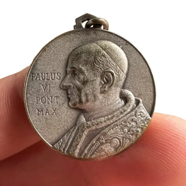médaille religieuse Paulus VI Pont Max/Sanctus Petrus