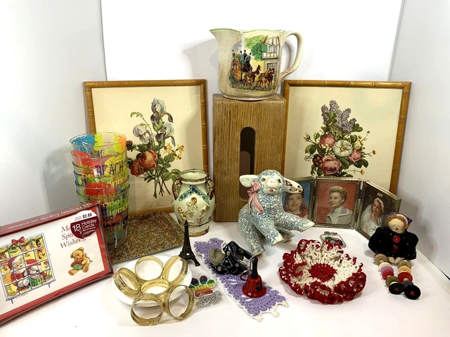 Vtg Junk Drawer Mixed Lot Usable Nostalgic Sentimental Flea Market Resellers #2