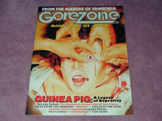 GOREZONE magazine # 31,  Free Shipping USA, Gore Zone