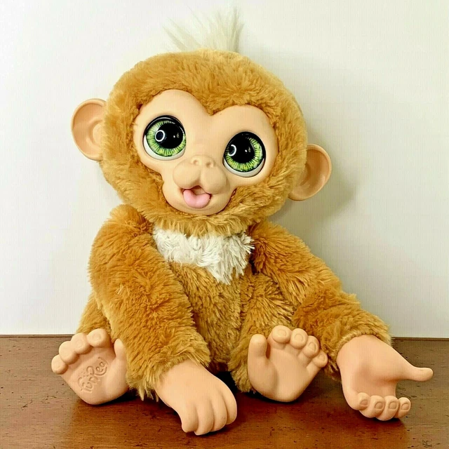 HASBRO FURREAL FRIENDS Check Up Zandi Pet Plush Interactive Toy Monkey