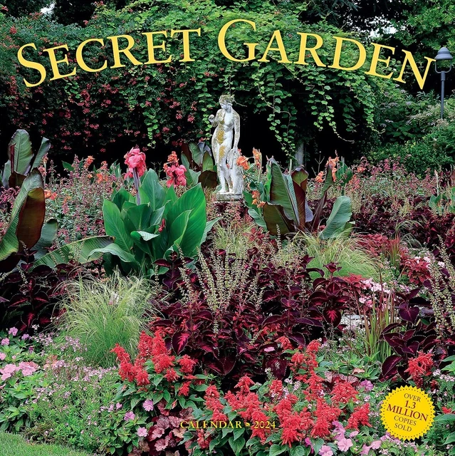SECRET GARDEN WALL Calendar 2024 A Meditative Calendar That Unites the