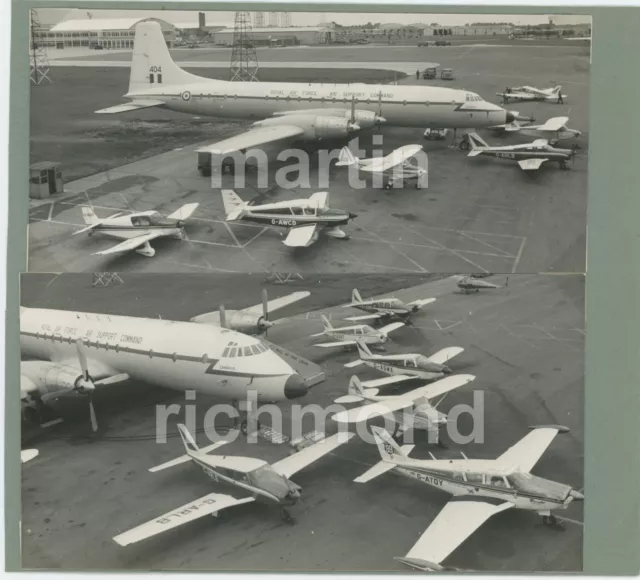 RAF Transport Command Bristol Britannia XN404 Lot of 2 Original Photos, CX029