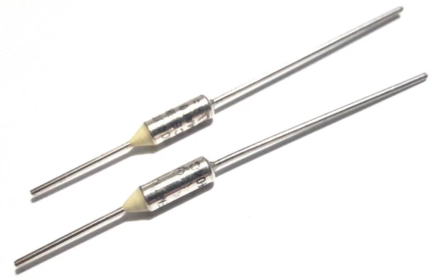 Set Of 2 Each New Microtemp ® Zcbbkx G4A00 104C Tf Thermal Cutoff Fuses