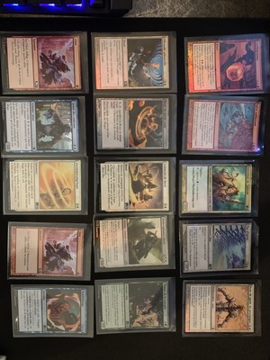 Lot de 50  rares en francais symbol doré MTG Magic the gathering 