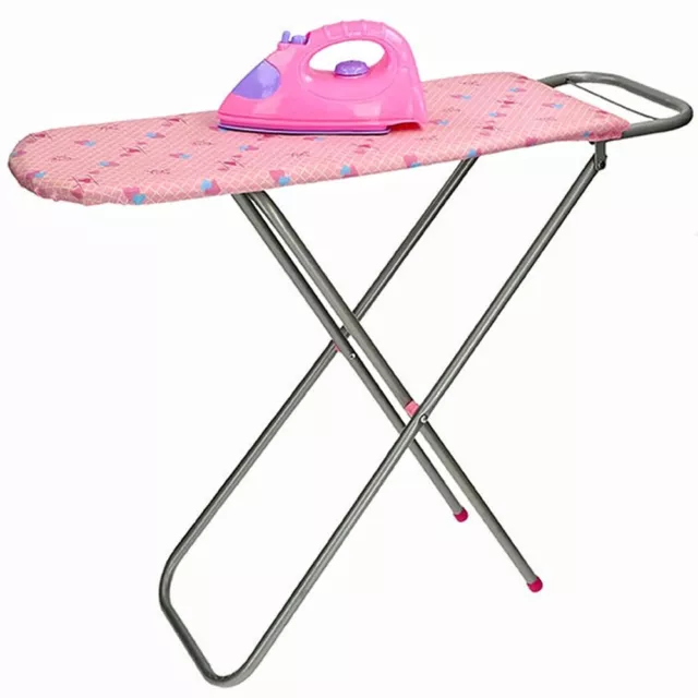 ASSE DA STIRO con ferro stiro rosa gioco giocattolo per bimba bambini casa  h51x6 EUR 34,90 - PicClick IT